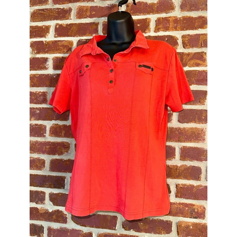 Barbour three snap Henley style top US size 12